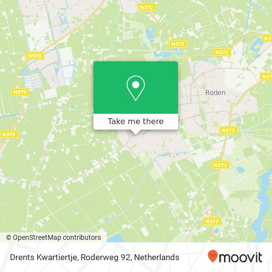 Drents Kwartiertje, Roderweg 92 map