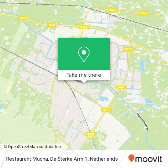 Restaurant Mucha, De Sterke Arm 1 Karte