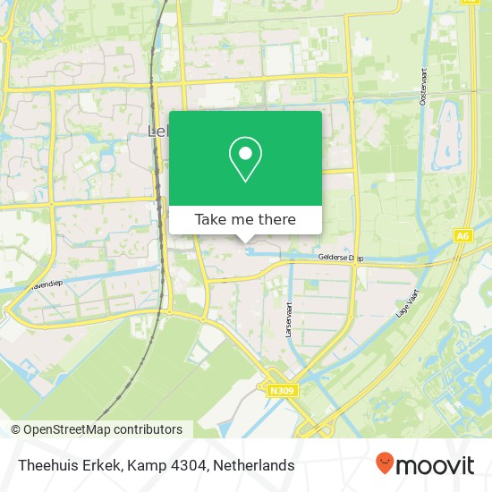 Theehuis Erkek, Kamp 4304 map