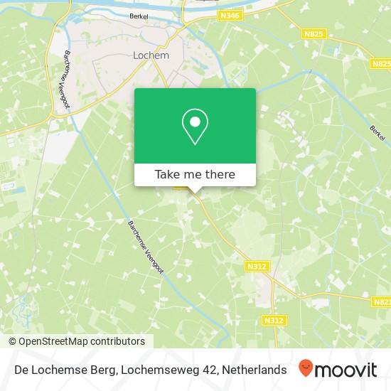 De Lochemse Berg, Lochemseweg 42 Karte