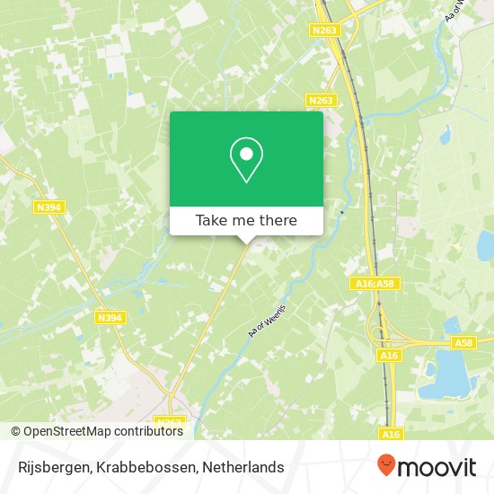 Rijsbergen, Krabbebossen map