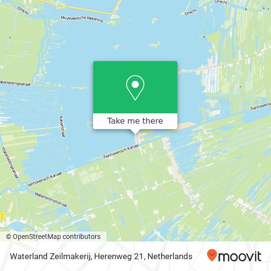 Waterland Zeilmakerij, Herenweg 21 map