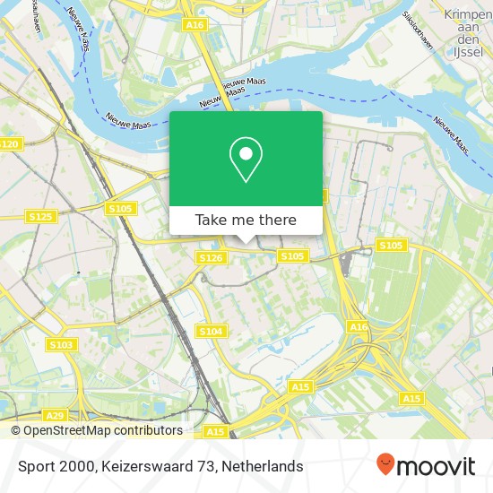 Sport 2000, Keizerswaard 73 map