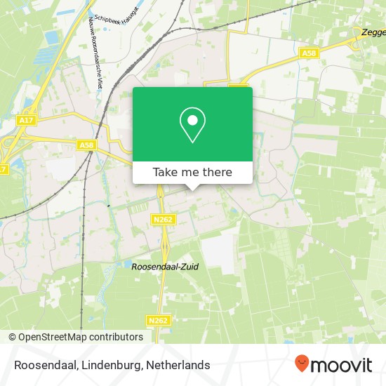 Roosendaal, Lindenburg map