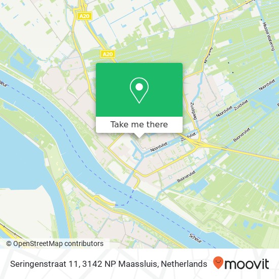 Seringenstraat 11, 3142 NP Maassluis map