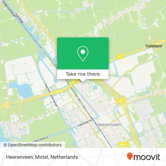 Heerenveen, Motel map