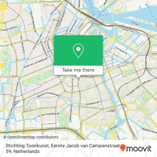 Stichting Toonkunst, Eerste Jacob van Campenstraat 59 map