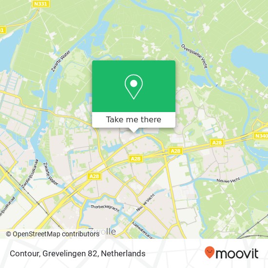 Contour, Grevelingen 82 map