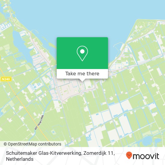 Schuitemaker Glas-Kitverwerking, Zomerdijk 11 map