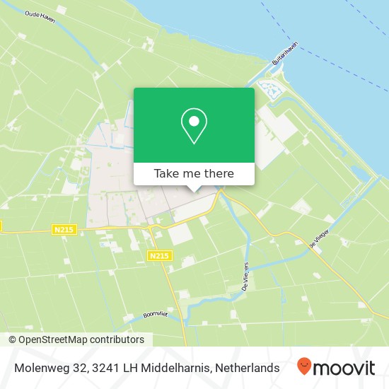 Molenweg 32, 3241 LH Middelharnis map