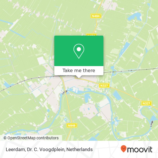 Leerdam, Dr. C. Voogdplein map