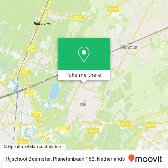 Rijschool Beemster, Planetenbaan 162 map