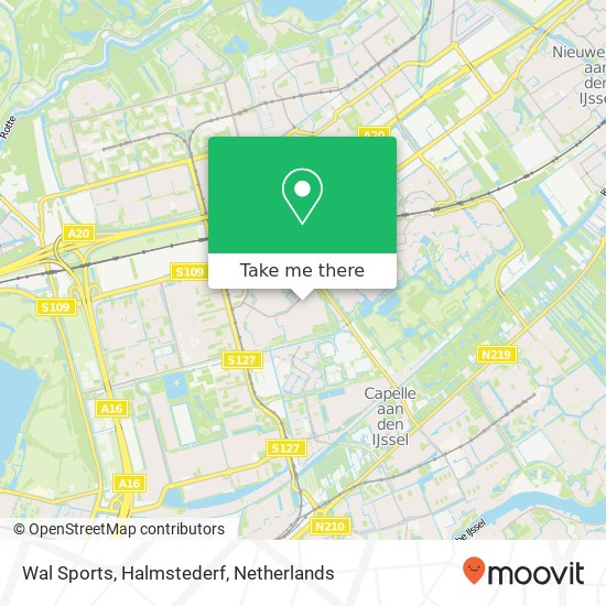 Wal Sports, Halmstederf map