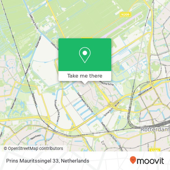 Prins Mauritssingel 33, 3043 PB Rotterdam map