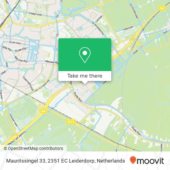 Mauritssingel 33, 2351 EC Leiderdorp map