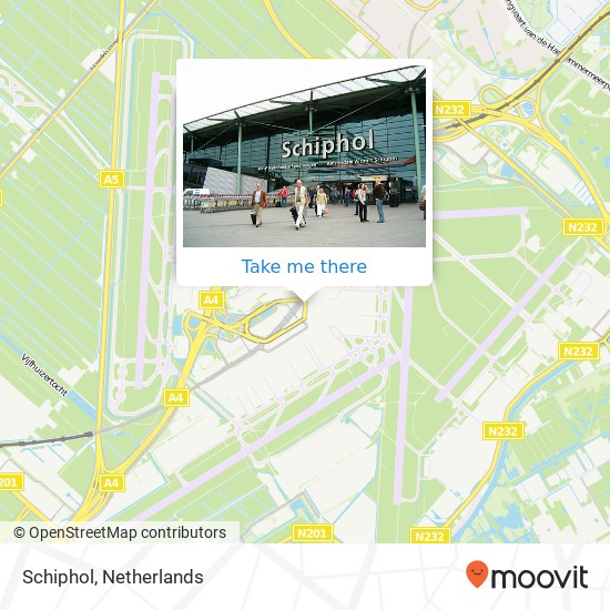 Schiphol map