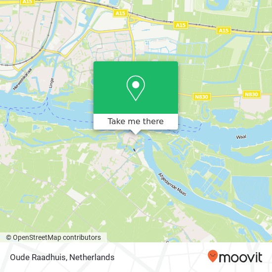 Oude Raadhuis map