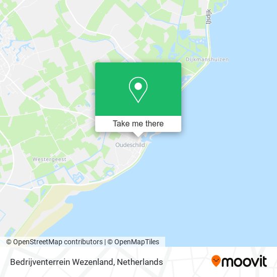 Bedrijventerrein Wezenland Karte