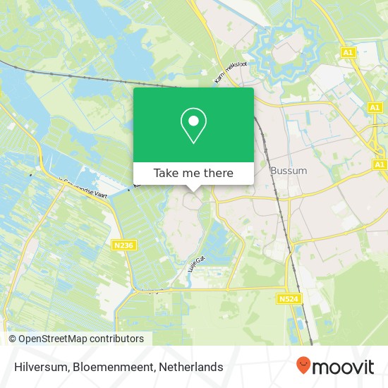 Hilversum, Bloemenmeent map