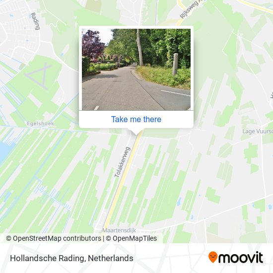 Hollandsche Rading map