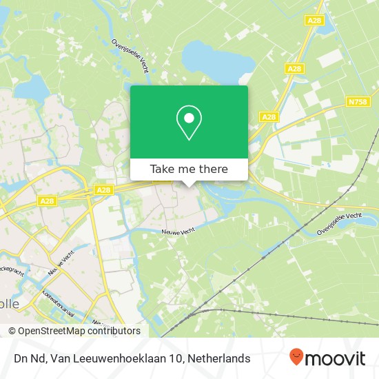 Dn Nd, Van Leeuwenhoeklaan 10 map