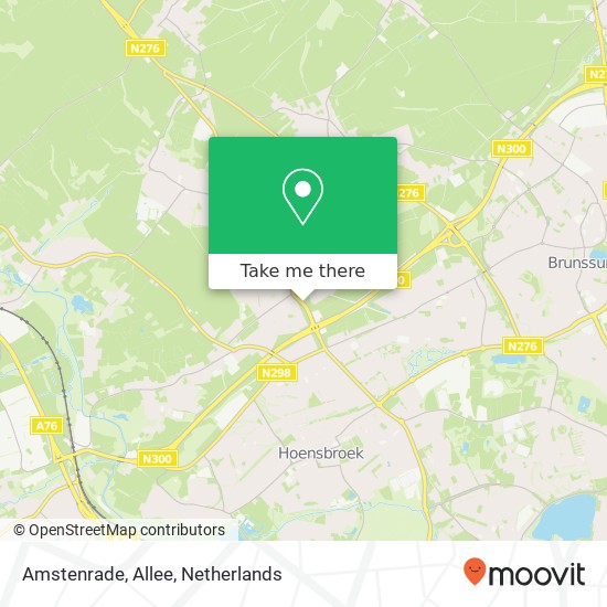 Amstenrade, Allee map