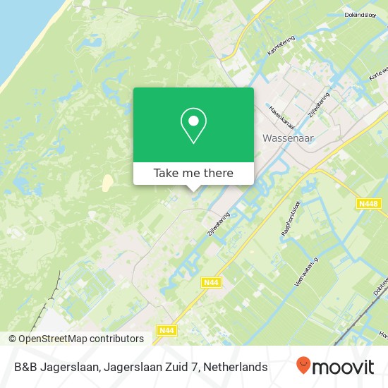 B&B Jagerslaan, Jagerslaan Zuid 7 map