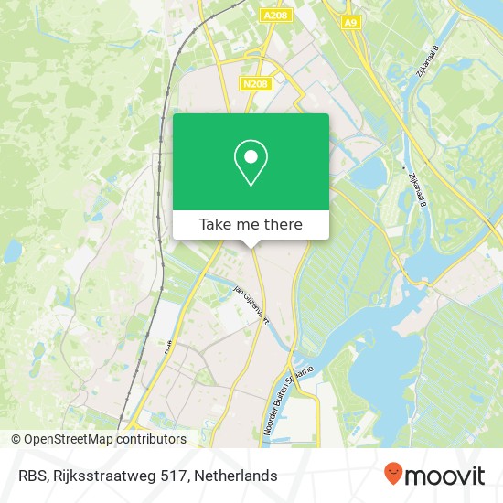 RBS, Rijksstraatweg 517 map