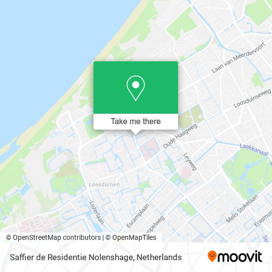 Saffier de Residentie Nolenshage map