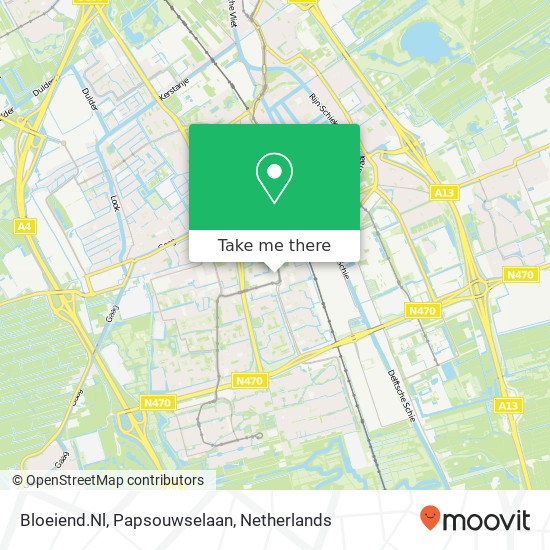 Bloeiend.Nl, Papsouwselaan map