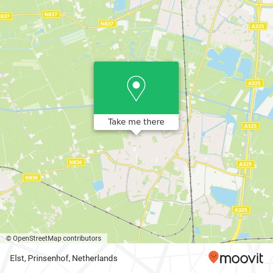 Elst, Prinsenhof map