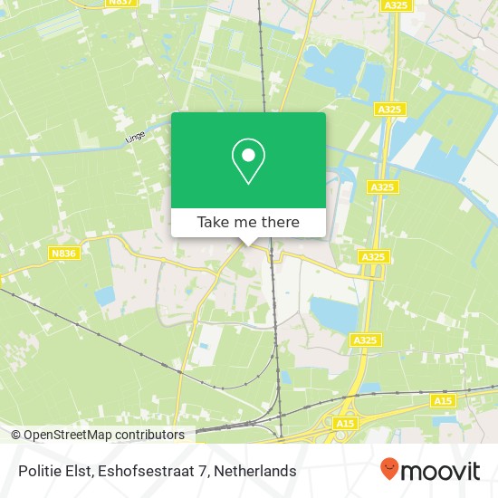 Politie Elst, Eshofsestraat 7 map