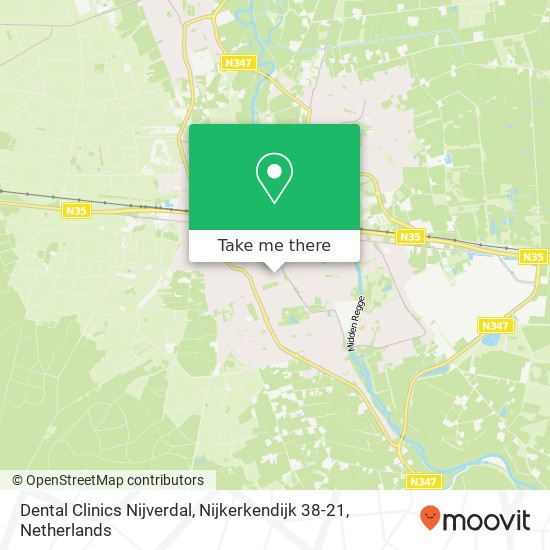 Dental Clinics Nijverdal, Nijkerkendijk 38-21 map