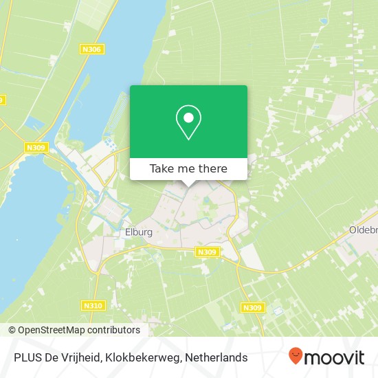 PLUS De Vrijheid, Klokbekerweg map