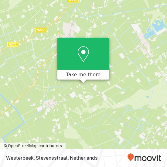 Westerbeek, Stevensstraat map