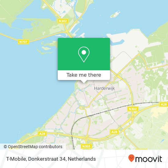 T-Mobile, Donkerstraat 34 Karte