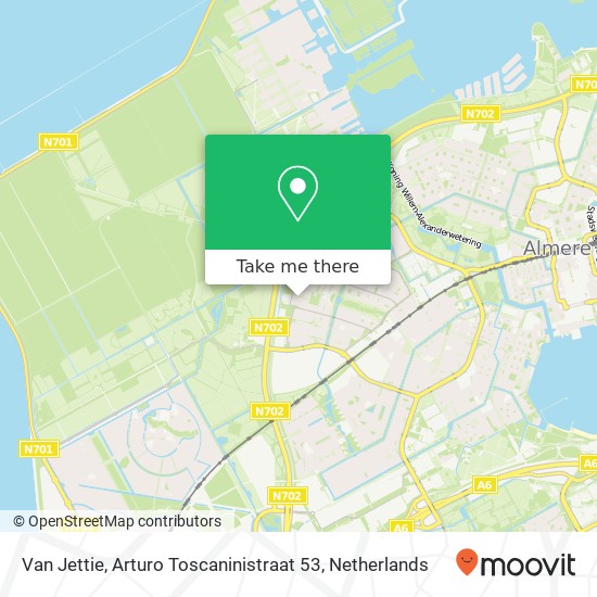 Van Jettie, Arturo Toscaninistraat 53 map