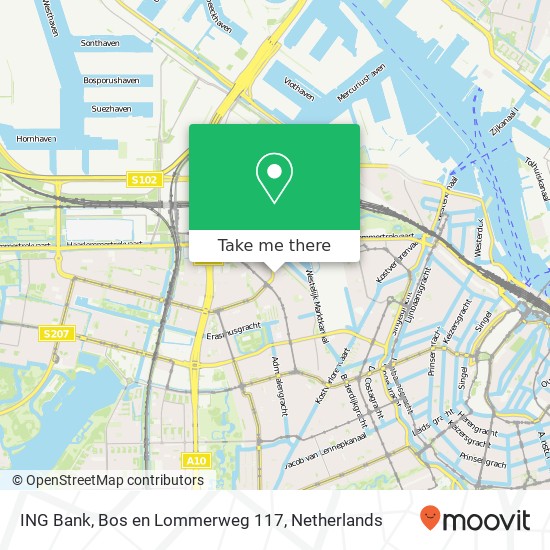 ING Bank, Bos en Lommerweg 117 map