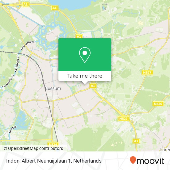 Indon, Albert Neuhuijslaan 1 map