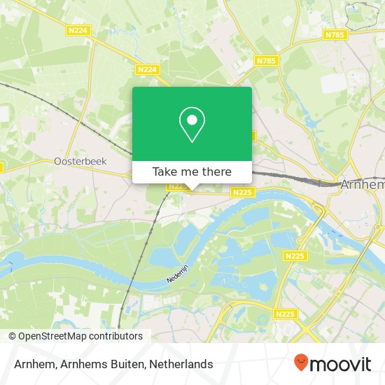 Arnhem, Arnhems Buiten map