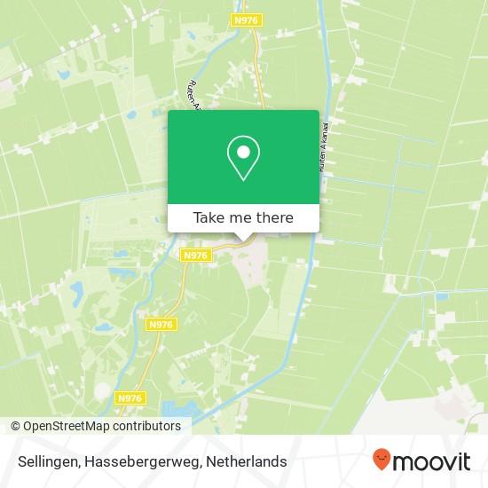 Sellingen, Hassebergerweg map