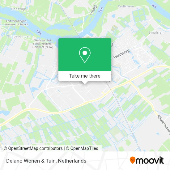 Delano Wonen & Tuin map