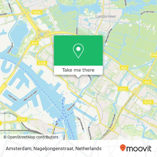 Amsterdam, Nageljongenstraat map