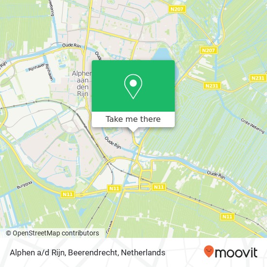 Alphen a/d Rijn, Beerendrecht map
