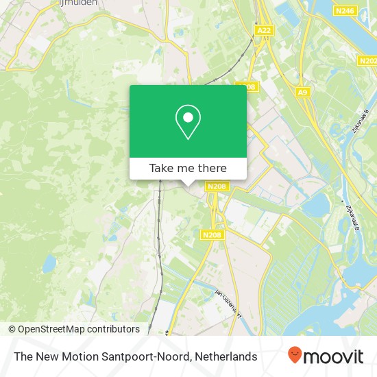 The New Motion Santpoort-Noord Karte