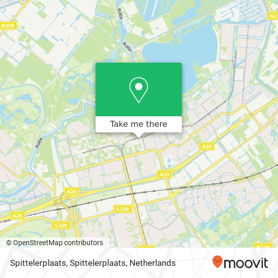 Spittelerplaats, Spittelerplaats map