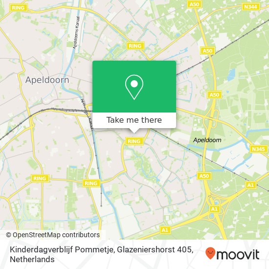 Kinderdagverblijf Pommetje, Glazeniershorst 405 Karte