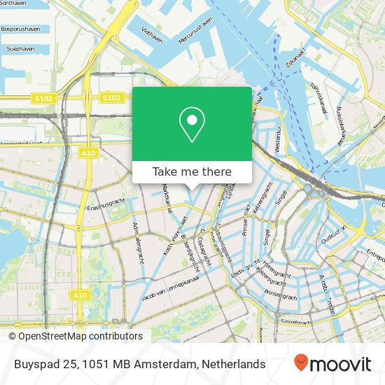 Buyspad 25, 1051 MB Amsterdam map