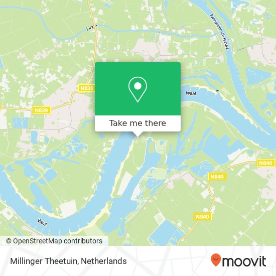 Millinger Theetuin map