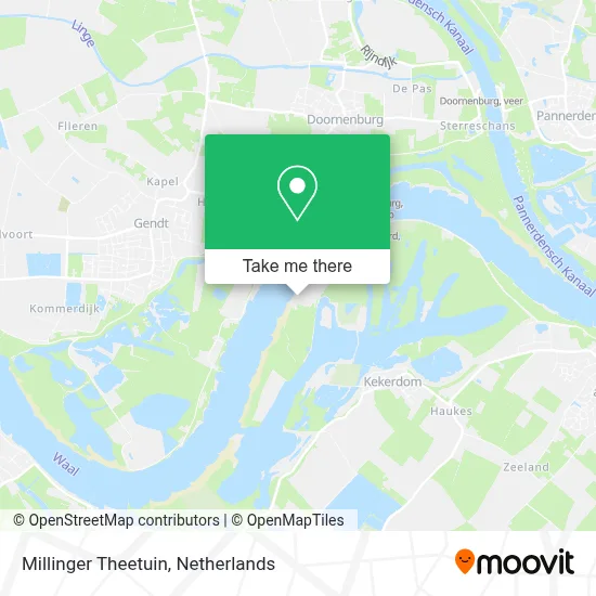 Millinger Theetuin map
